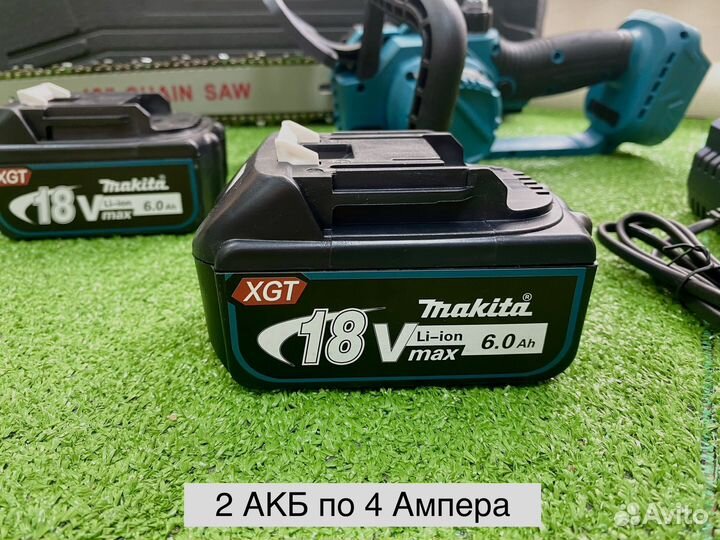 Пила цепная аккумуляторная 30см makita