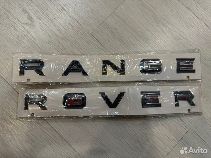 Буквы range rover