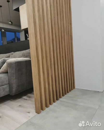 Интеръерные реечные перегородки