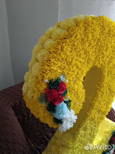 Объемная цифра 2