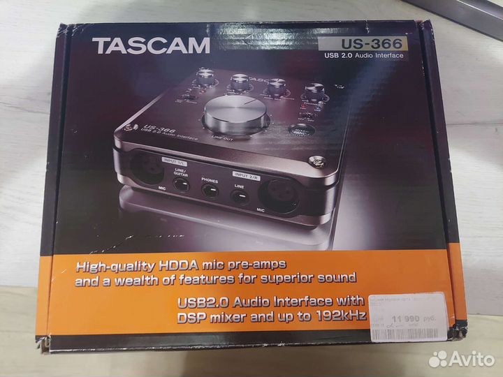 Внешняя звуковая карта taskam US-366