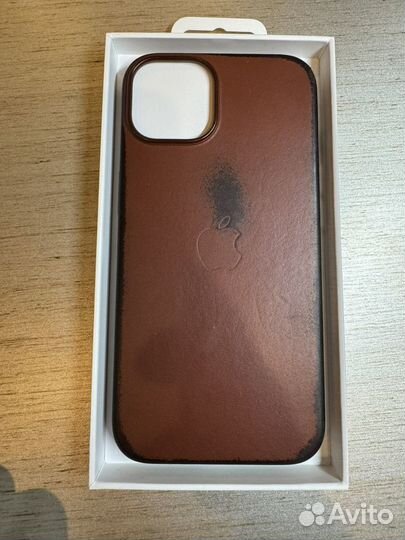 Чехол Leather Case iPhone 14