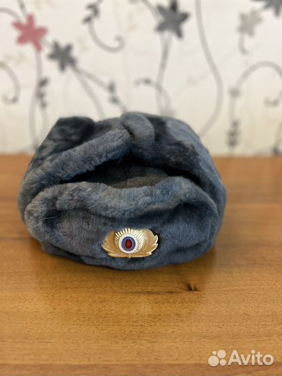 Шапка ушанка зимняя милицейская 56 размер