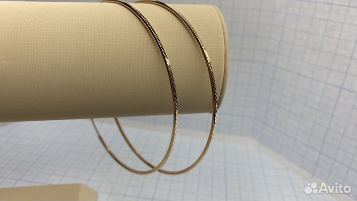 Золотые серьги конго