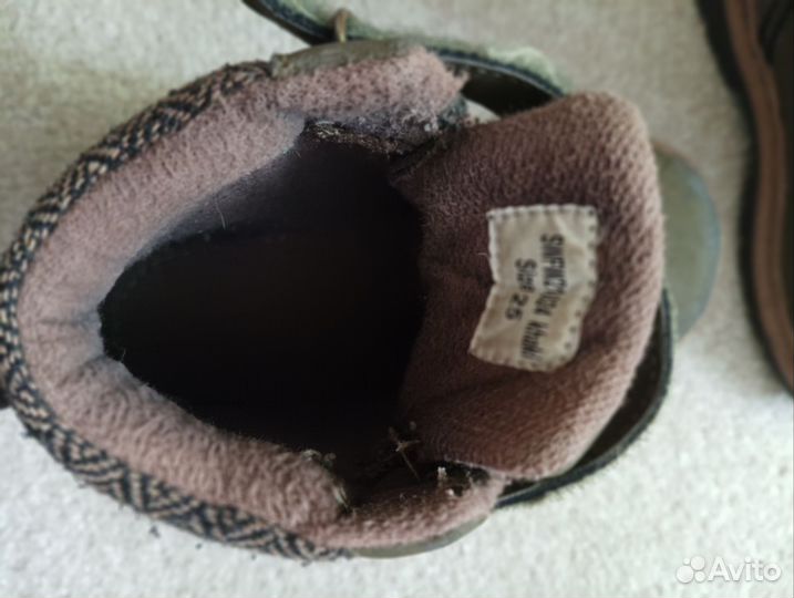 Ботинки демисезонные для мальчика 25