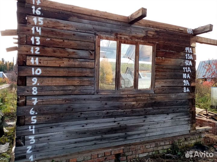 Сруб дома бу