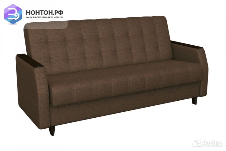 Диван книжка Феникс коричневый