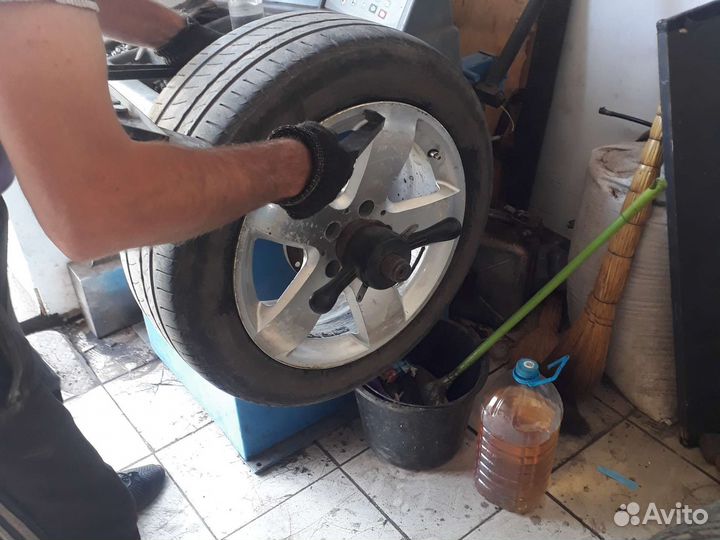 Правка литых дисков, шиномонтаж