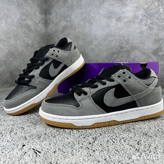 Кроссовки Nike SB dunk low серые