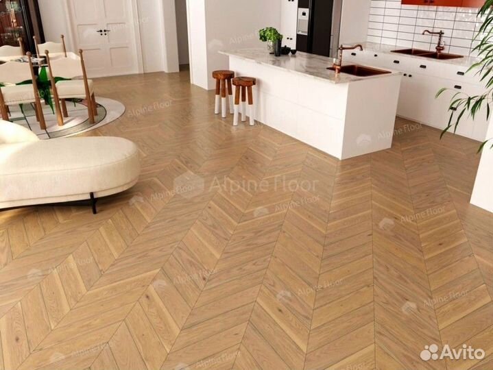 Инженерная доска Alpine Floor Chateau EW203-03 Дуб