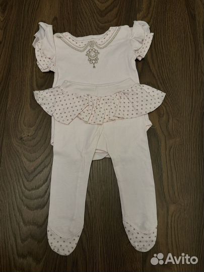 Боди и ползунки для девочки 68