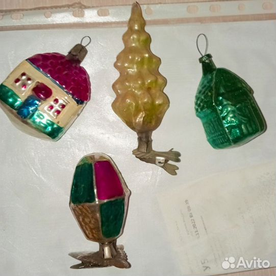 Елочные игрушки СССР одним лотом