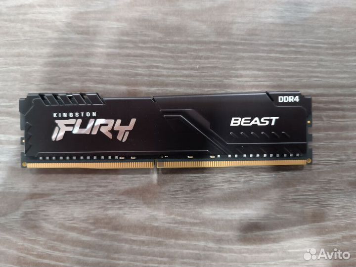 Kingston fury Beast B DDR4 32гб 3600 мгц гарантия