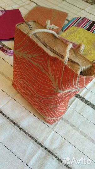 Cумка новая джутовая летняя пляжная