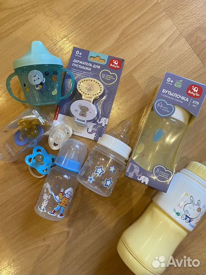 Детские бутылочки и соски