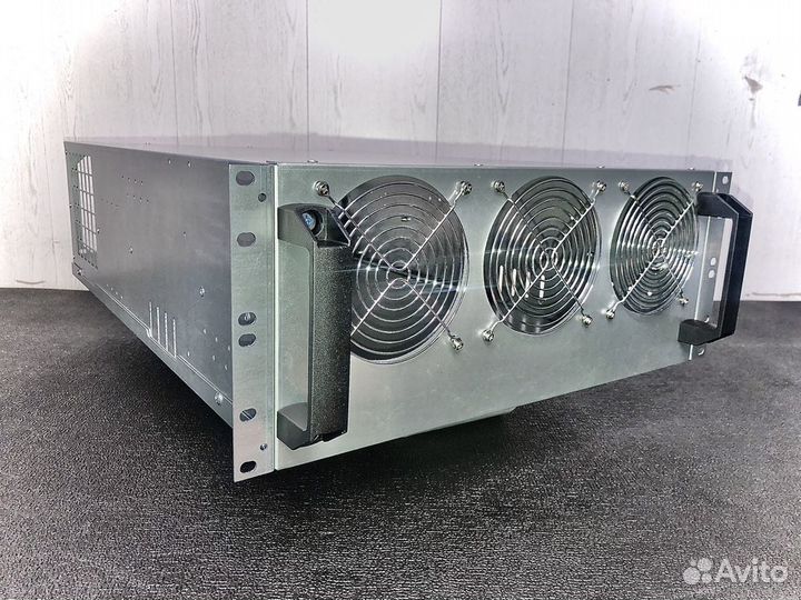 Корпус для майнинга (закрытый) на 6/8 GPU-видеокар