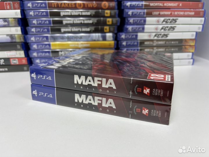 Mafia trilogy ps4 новый диск