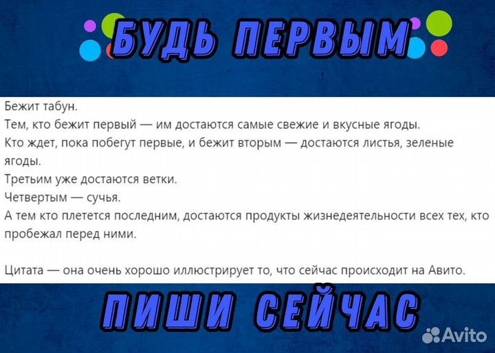 Не нужен авитолог / Зачем продвигаться на авито