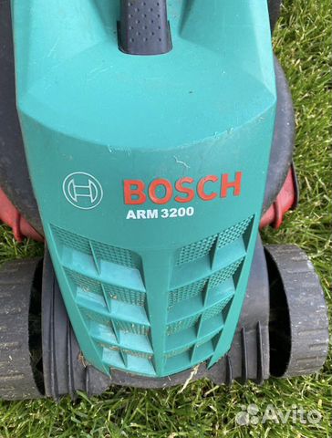 Газонокосилка электрическая bosch arm 3200, 1200w