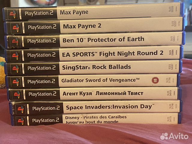 Лицензионные игры ps2