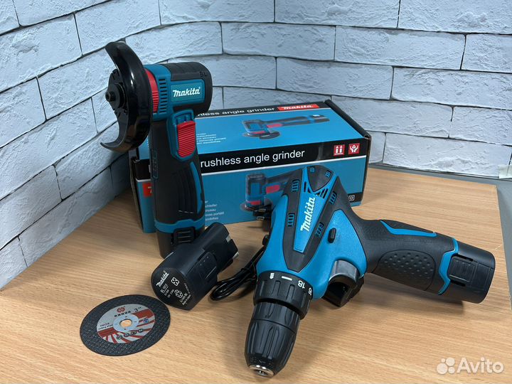 Мини болгарка и шуруповерт makita 12w