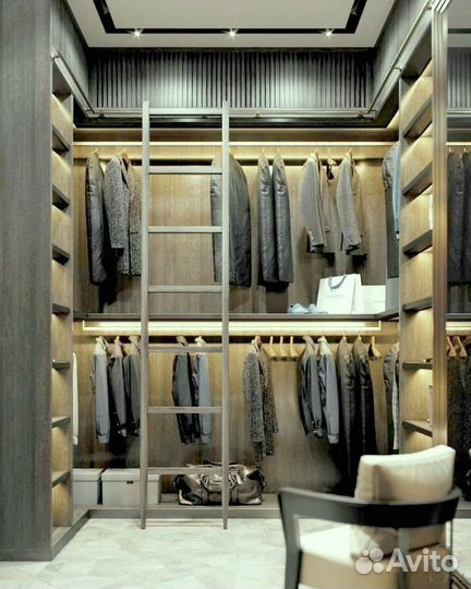 Гардеробные Лофт