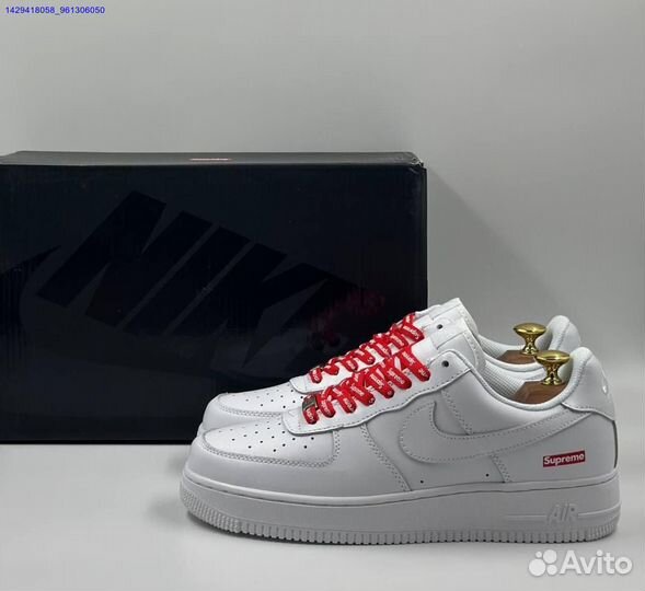 Кроссовки Nike Air Force 1 Low & Supreme (Арт.86949)