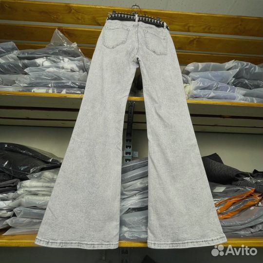 Джинсы клеш Rick Owens Shadow Cut Wideleg