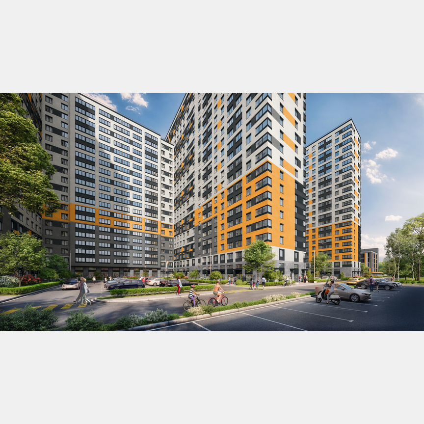 3-к. апартаменты, 67,8 м², 13/24 эт.