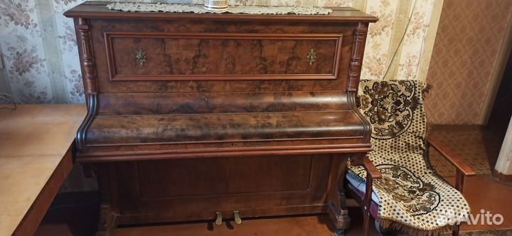 Cтаринное немецкое пианино Gebr.Hug&Co.,Leipzig