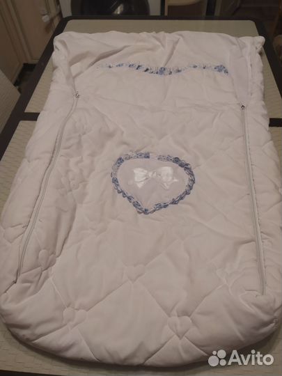 Одеяло конверт в коляску. Тëплый стëганный