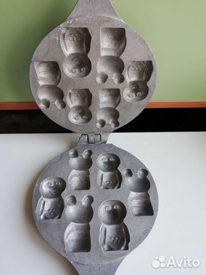 Форма для выпечки цельного печенья Мишка