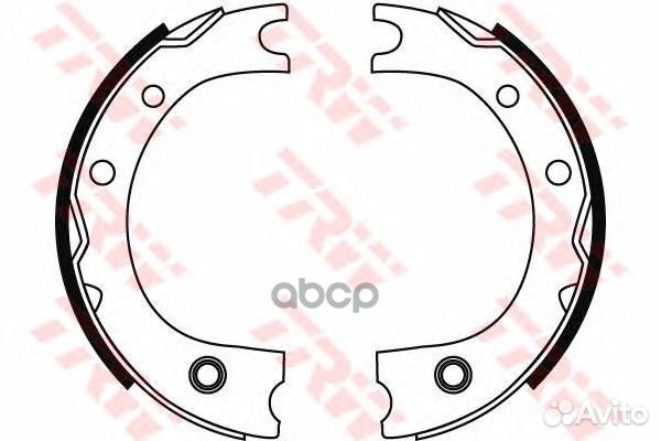 Колодки тормозные барабанные GS8716 TRW