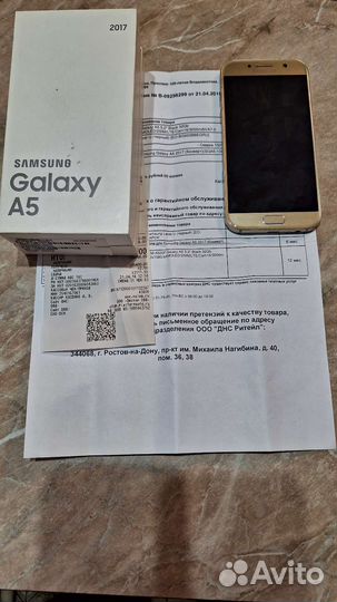 Телефон Samsung galaxy a5 2017