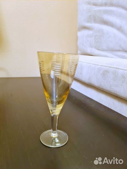 Бокалы из цветного стекла СССР