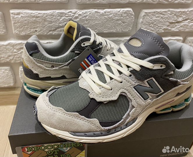 Кроссовки New Balance 2002R Grey. (40-45)р