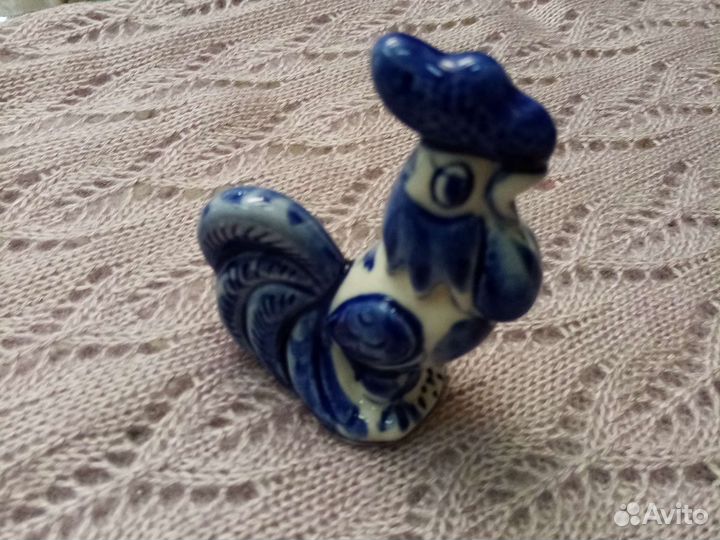 Петушок фигурка гжель