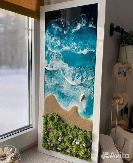 Морская интерьерная картина большая