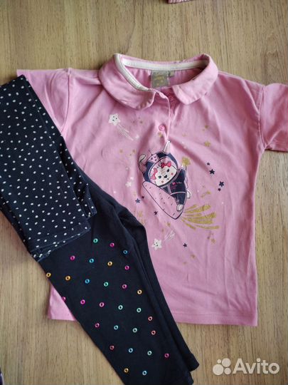 Вещи пакетом для девочки 86 92