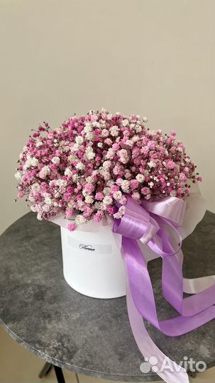 Композиция из гипсофилы