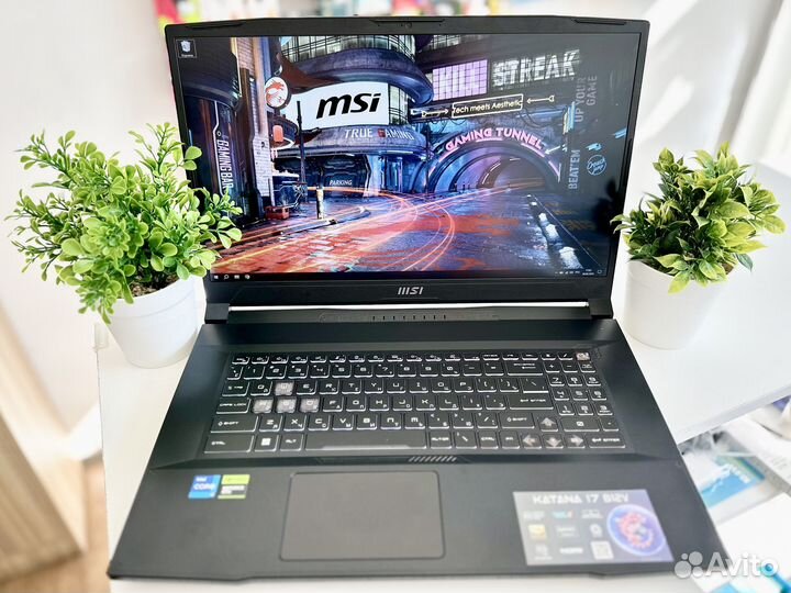 Игровой MSI Katana 17 i7-12650H\16\1Tb\4070