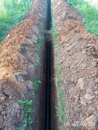 Землекопы копка траншей