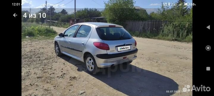 Peugeot 206 1.4 AT, 2002, 144 000 км