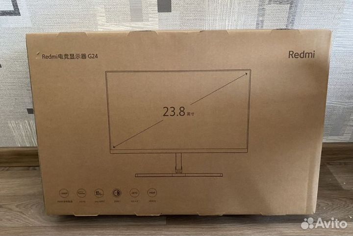 Новый Игровой монитор xiaomi G24, 165HZ, 1мс