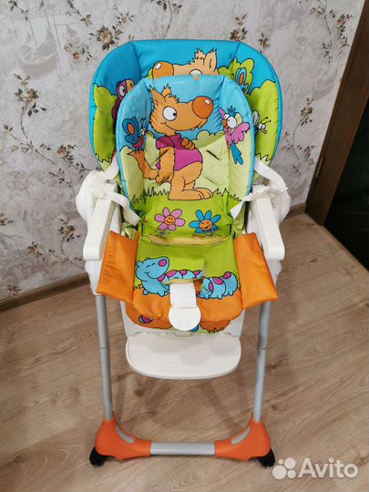 Стульчик для кормления chicco polly 2 in 1