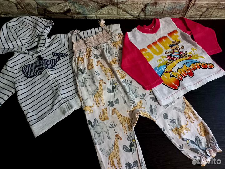 Вещи пакетом для девочки 74 80