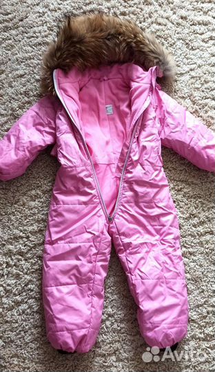 Зимний комбинезон для девочки 98