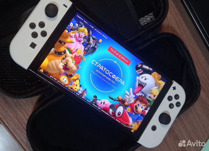 Игровая приставка nintendo switch oled прошитая