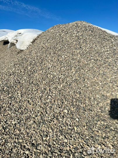 Щебень природный