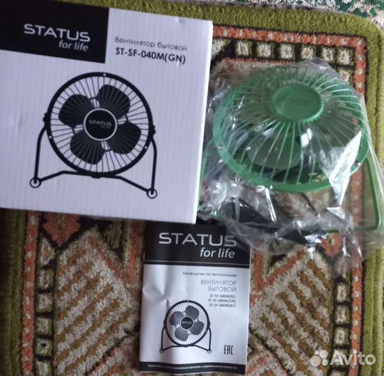Вентилятор настольный status for life ST-SF-040M